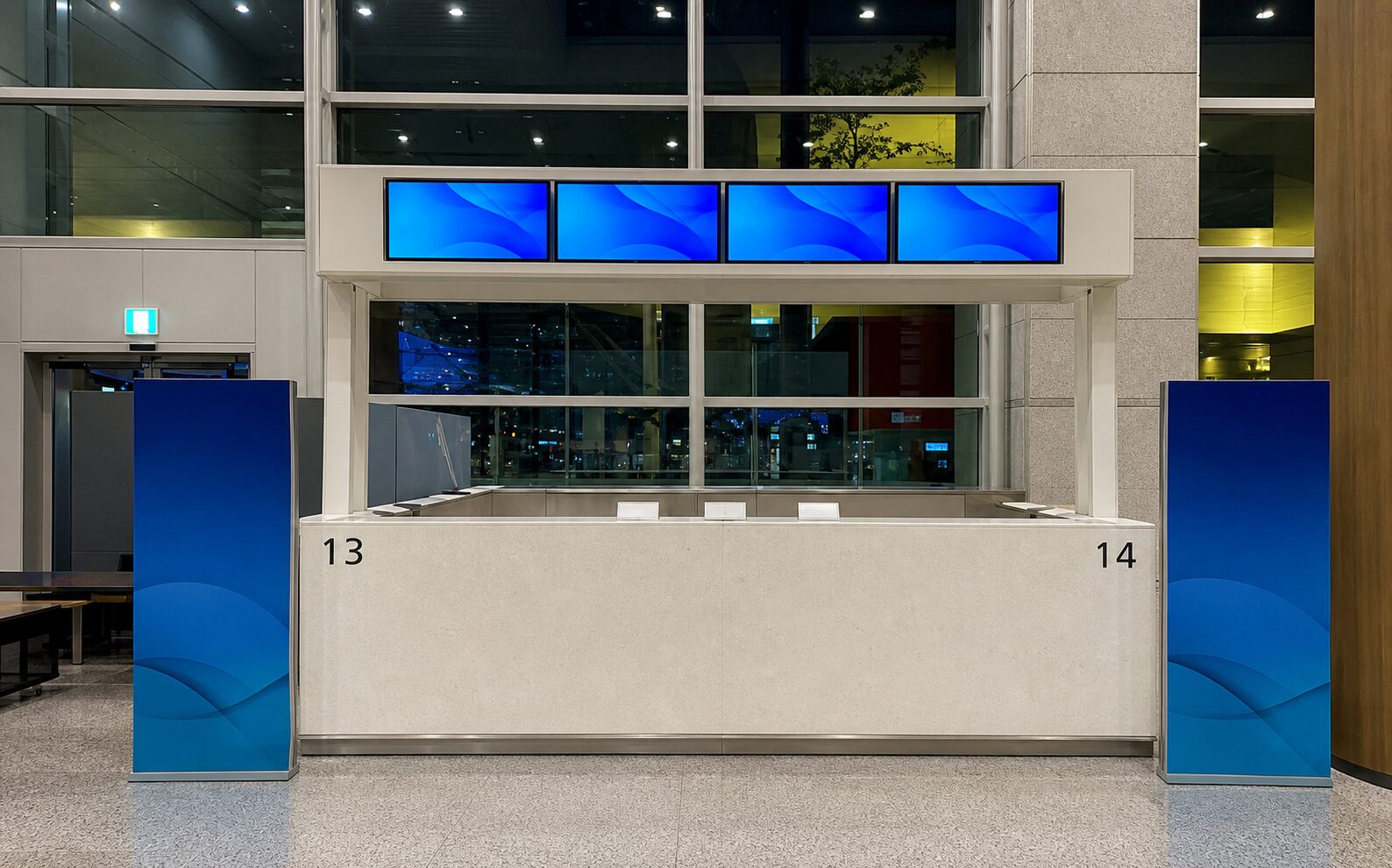 Incheon T1 welcome desk photo